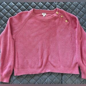 J.Crew Button Neck Sweater Medium